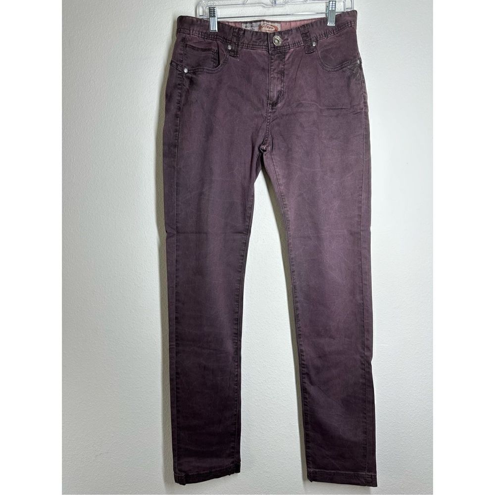 Driver Woman Purple Cotton Trousers Woman Logo Pants Size 31